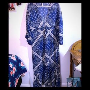 Maxi-Length Kimono Top